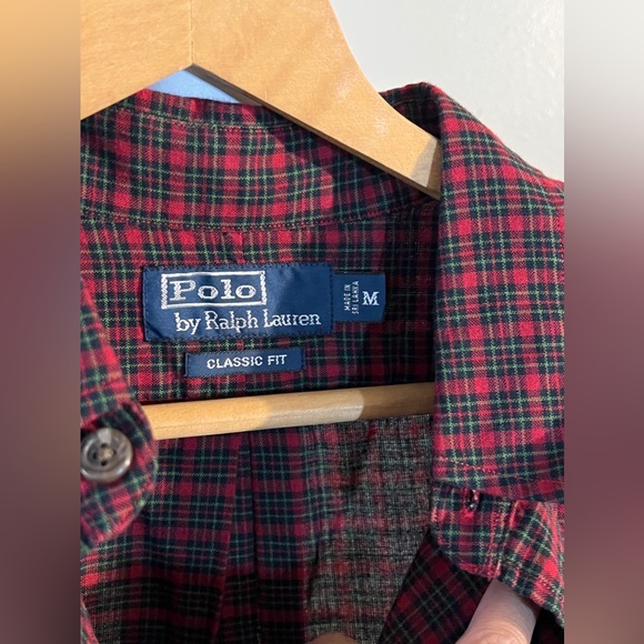 Men’s Polo Ralph Lauren plaid button down - Picture 2 of 3